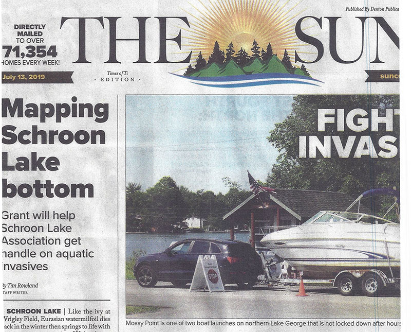 SUN ARTICLES ON INVASIVES AND BOTTOM MAPPING
